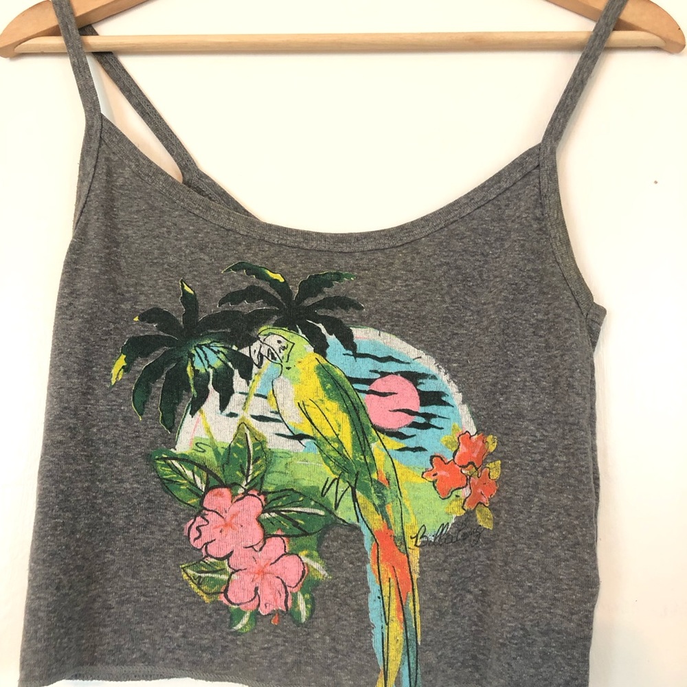 Billabong Grey Crop Tank